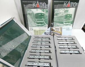 【鉄道模型】Nゲージ　KATO　10-406・407　205系直流通勤形電車　埼京線色　基本　増結　10両セット　【中古】J4　S576