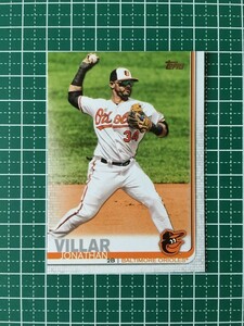 即決のみ！★TOPPS MLB 2019 SERIES 1 BASEBALL #88 JONATHAN VILLAR【BALTIMORE ORIOLES】ベースカード 19★同梱発送可能！