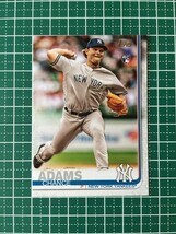 即決のみ！★TOPPS MLB 2019 SERIES 1 BASEBALL #98 CHANCE ADAMS【NEW YORK YANKEES】ベースカード ルーキー RC 19★同梱発送可能！_画像1