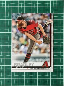 即決のみ！★TOPPS MLB 2019 SERIES 1 BASEBALL #182 ARCHIE BRADLEY【ARIZONA DIAMONDBACKS】ベースカード 19★同梱発送可能！