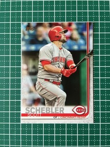 即決のみ！★TOPPS MLB 2019 SERIES 1 BASEBALL #218 SCOTT SCHEBLER【CINCINNATI REDS】ベースカード 19★同梱発送可能！