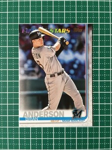 即決のみ！★TOPPS MLB 2019 SERIES 1 BASEBALL #212 BRIAN ANDERSON【MIAMI MARLINS】ベースカード 19★同梱発送可能！