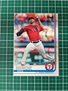 即決のみ！★TOPPS MLB 2019 SERIES 1 BASEBALL #278 MIKE MINOR【TEXAS RANGERS】ベースカード 19★同梱発送可能！