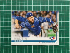 即決のみ！★TOPPS MLB 2019 SERIES 1 BASEBALL #348 RUSSELL MARTIN【TORONTO BLUE JAYS】ベースカード 19★同梱発送可能！