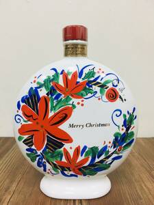 サントリー ブランデー セラミックワインボトル SUNTORY BRANDY MERRY CHRISTMAS 未開栓古酒 600ml-40%