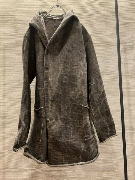 WARE Heavy Jersey Hooded Coat パーカー コート フード　jacket japanese maurizio amadie guidi incarnation julius devoa ma + lien