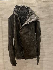 00s archive Luv Maison leather jacket レザー　レザージャケット　ライダースジャケット　julius rick owens gimmick l.g.b. goa kmrii