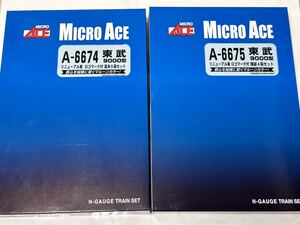 送料無料　マイクロエース　A6674・A6675 東武9000型　リニューアル車　ロゴマーク付　基本6両セット・増結4両セット　東武東上線