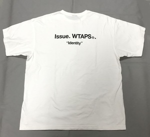 WTAPS ダブルタップス 22SS IDENTITY / SS / COTTON ロゴ 半袖 Tシャツ ホワイト size:04 /NEIGHBORHOOD DESCENDANT トップス カットソー