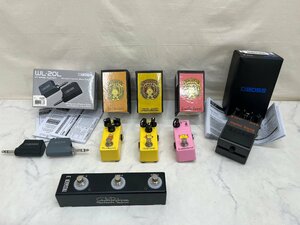 Y0753　現状品　楽器・機材　ギターエフェクター　Effects Bakery / BOSS等　6点まとめ　　【元箱付き】