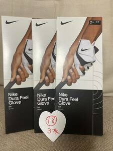新品レディス用Nikeナイキ ゴルフ ウィメンズ デュラフィールX レディースゴルフグローブ GF2011-284サイズ18左3枚