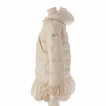 【モンクレール】Moncler　14年 SERRE ジップアップ フード ダウンジャケット アイボリー 00 【中古】【正規品保証】199839_画像3