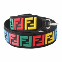 【フェンディ】Fendi　FFロゴ ズッカ エンブロイダリー ストラップ 8AV077 マルチカラー 【中古】【正規品保証】201590_画像1