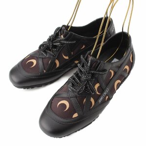 【ジミーチュウ】Jimmy Choo 21SS マリーンセルコラボ JCXMS KATO ローカット スニーカー ブラック×ブラウン 36 未使用【中古】201008