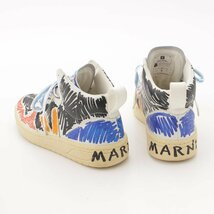 【マルニ】Marni　VEJA 22SS 落書きプリント ハイカット スニーカー マルチカラー 25cm 【中古】【正規品保証】201643_画像4