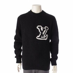 【ルイヴィトン】Louis Vuitton　24AW メンズ LV ウール ブレンド ニット セーター 1AF336 ブラック M【中古】201560