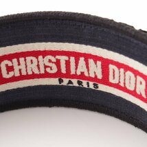 【クリスチャンディオール】Christian Dior　カナージュ ベロア カチューシャ ヘアアクセサリー ブラック 【中古】【正規品保証】201615_画像4