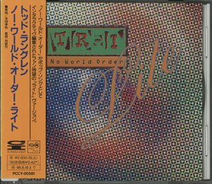 CD/ TODD RUNDGREN / NO WORLD ORDER LITE / トッド・ラングレン / 国内盤 帯 PCCY-00581 40202M