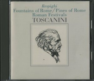 CD/ トスカニーニ、NBC交響楽団 / レスピーギ：交響詩「ローマの松」「ローマの噴水」「ローマの祭り」/ 国内盤 BVCC-38040 40225