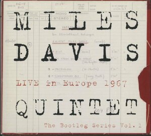 CD/3CD/DVD/ MILES DAVIS QUINTET / LIVE IN EUROPE 1967 / THE BOOTLEG SERIES VOL.1 / 輸入盤 4枚組 デジパック ACQCD7085 40207