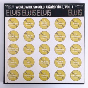 LP/ ELVIS PRESLEY / WORLDWIDE 50 GOLD AWARD HITS, VOL. 1 / エルヴィス・プレスリー / US盤 4枚組 RCA LPM-6401 40204