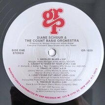 LP/ DIANE SCHUUR & THE COUNT BASIE ORCHESTRA / ダイアン・シューア / US盤 GRP GR-1039 40207_画像3