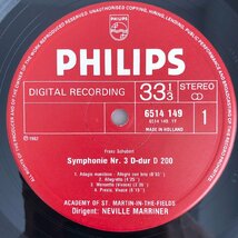 LP/ マリナー、アカデミー / シューベルト：交響曲第3番、第5番 / オランダ盤 PHILIPS 6514149 40207_画像3