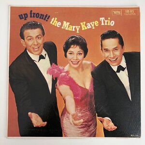 LP/ MARY KAYE / UP FRONT! / US盤 オリジナル CAPITOL MGV2142 40212-743