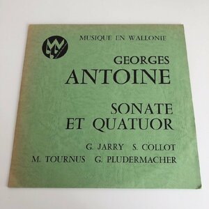 LP/ ジャリ、コロ、トゥルヌ / アントワーヌ：ヴァイオリン・ソナタ 他 / フランス盤 インサート MUSIQUE EN WALLONIE MW19 40215