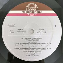 LP/ ホクマス、ハンドラー / ボッケリーニ、ヴァーゲンザイル：チェロ協奏曲 / ドイツ盤 DIGITAL THOROFON MTH322 40221_画像3