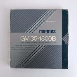 オープンリールテープ 7号 MAGNAX GM35-1800B メタルリール 元箱付き 使用済み 現状品　（5）