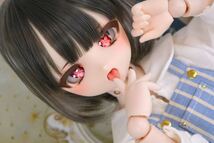 【おてんき】DDH-28 SW肌　カスタムヘッド　ソフビ盛り　開口　難あり　ディーラー様製アイ＋追加舌パーツ_画像5