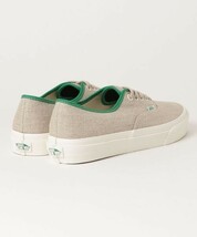 最値!新品!定7700円!復刻ヘンプコレクション!バンズ【VANS】オーセンティック高級スニーカー!アーカイブデザイン!ナチュラルグレー!27.5cm _画像5