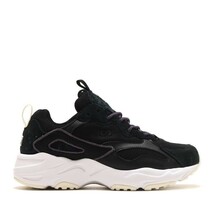 最値!新品!定10890円!90's復刻!ダッドデザイン!フィラ【FILA】レイトレイサー グリーンフィリア高級厚底 スニーカー!ブラック!黒白 28cm _画像2