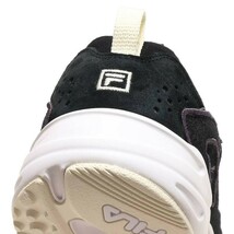 最値!新品!定10890円!90's復刻!ダッドデザイン!フィラ【FILA】レイトレイサー グリーンフィリア高級厚底 スニーカー!ブラック!黒白 27.5cm _画像7