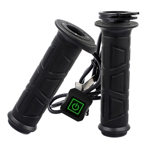  for motorcycle grip heater left right set penetrate type temperature adjustment 3 -step waterproof protection against cold for hot grip . electric current protection DC12V exclusive use GWWUPGH983