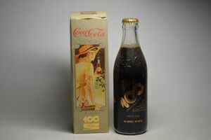岡黒/龍　コカ・コーラ/Coca-Cola　100周年記念ボトル・未開栓箱入り　初だし品