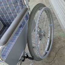 2282　手渡し限定品　車椅子　自走式　介護用品　折りたたみ　アルミ製　直接引取歓迎　中古_画像5