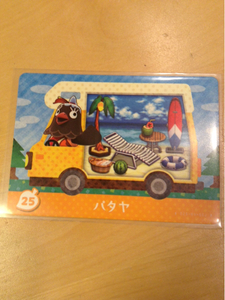 送料63円～ 25 パタヤ とびだせどうぶつの森 amiibo+カード