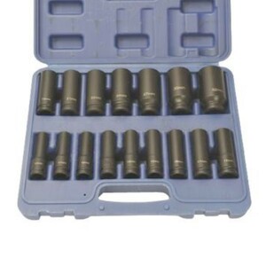  difference included angle 1/2 -inch 12.7mm case attaching all sorts maintenance . air tool impact deep socket 16 point set power tool DIY new goods 