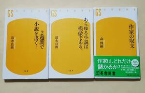 【即決・送料込】2週間で小説を書く! + あらゆる小説は模倣である。+ 作家の収支　幻冬舎新書3冊セット