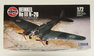 送料510円〜 希少 当時物 中袋未開封 未組立品 グンゼ/AIRFIX エアフィックス 1/72 ハインケル He111 H-20 ドイツ軍 爆撃機 プラモデル