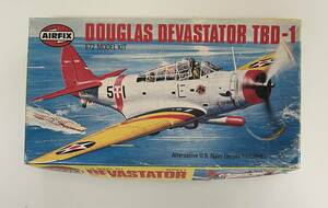 送料300円〜 希少 当時物 未組立品 グンゼ/AIRFIX エアフィックス 1/72 ダグラス TBD-1 デバステーター プラモデル