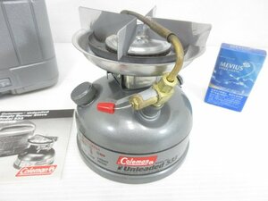 G154■Coleman(コールマン) unleaded 533 ストーブ シングルバーナー / 1992年11月製 / コンロ キャンプ アウトドア用品 / 美品