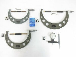 G130■ミツトヨ / マイクロメーターなど / 150-175 175-200 225-250 // 計3点 // Mitutoyo 三豊製作所 測定器 / まとめ売り