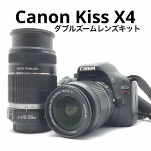 Canon EOS kiss x4 ダブルレンズセット♪安心フルセット♪