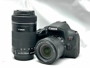 美品！EOS kiss X10i ダブルズームレンズキット♪安心フルセット♪買い足すものなく即利用可能♪Wifiでスマホに送れる♪