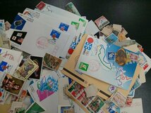 0201F09 外国切手　日本　ハンガリー　モンゴル　封筒等　約473ｇ　使用済みまとめ_画像3