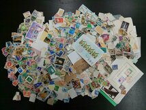 0201F13 外国切手　日本切手　チェコスロバキア　アジマン等　約420ｇ　使用済みまとめ_画像2
