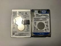 中古パーツ 2.5 インチ SATA 内蔵ハードディスク 厚さ7mm 500GB HDD 5400RPM 2台セット売り 正常品 500(5400)-18_画像1